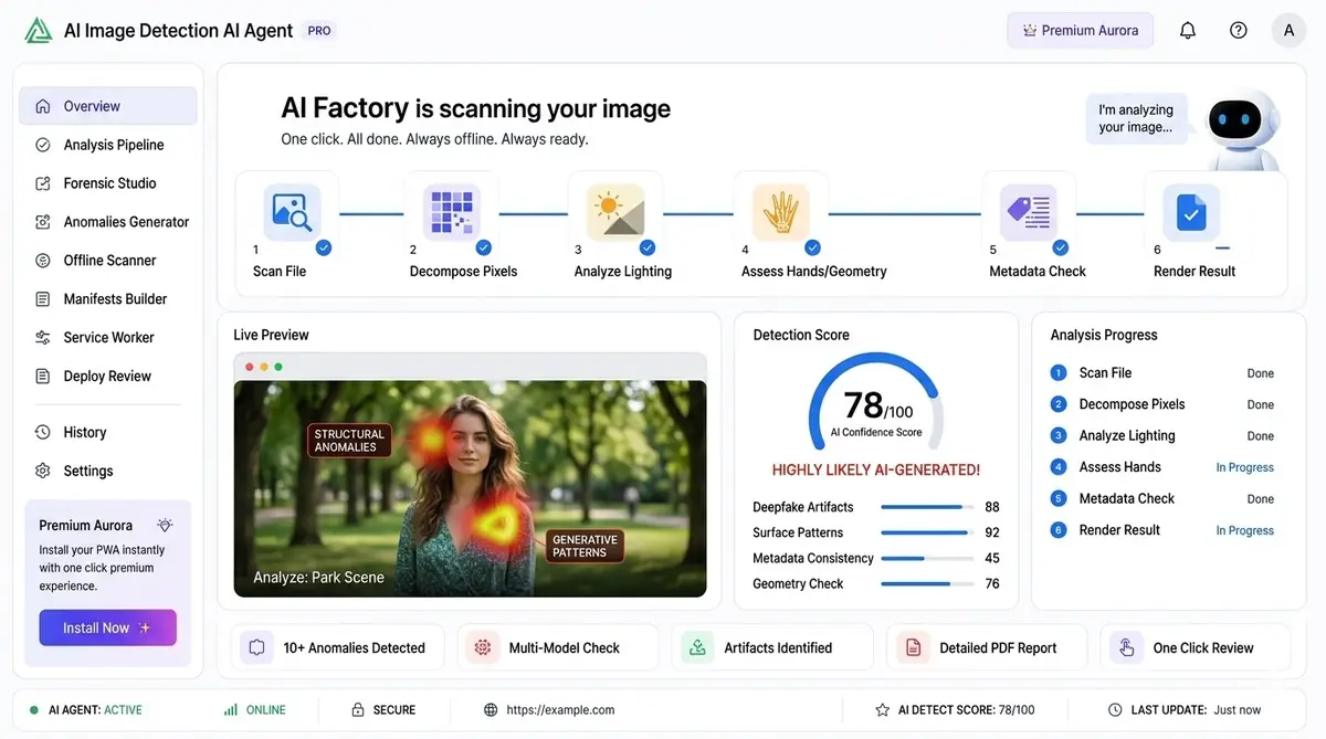 AI SPF validator dashboard — example of the AI SPF/email authentication deliverability risk dashboard software